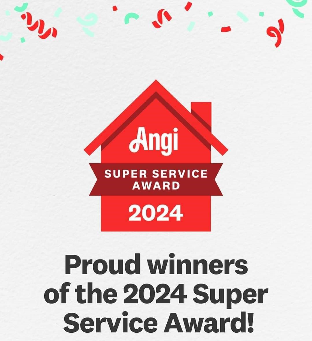 Angi 2022 Super Service Award Badge
